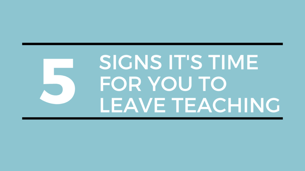 career change from teaching
